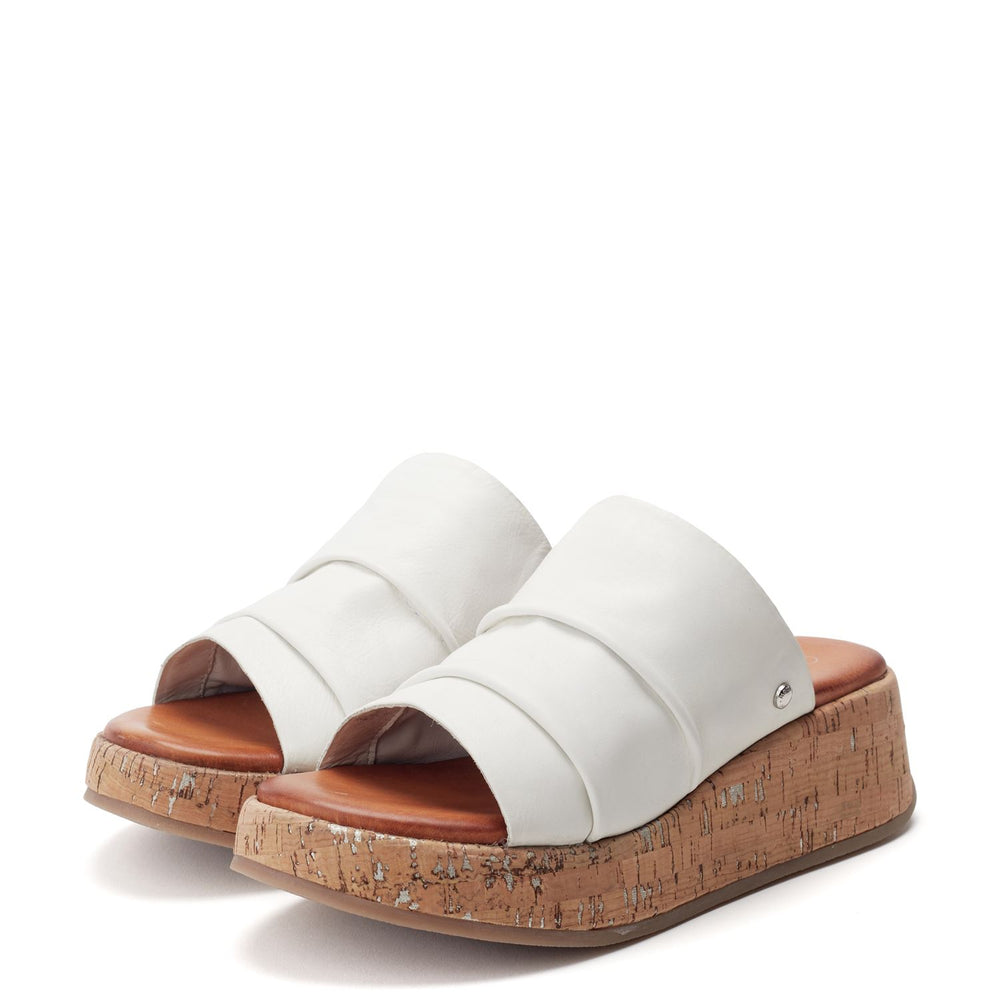 Kalimeres White Leather Sandals