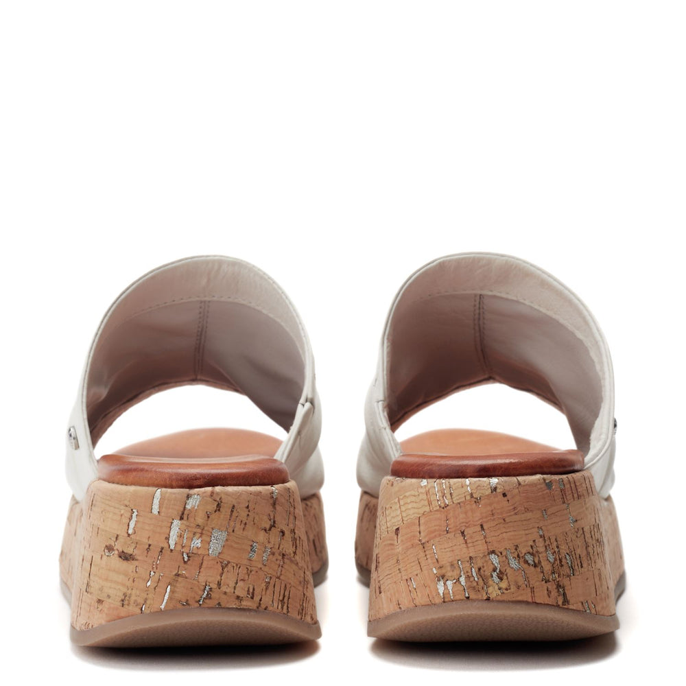 Kalimeres White Leather Sandals