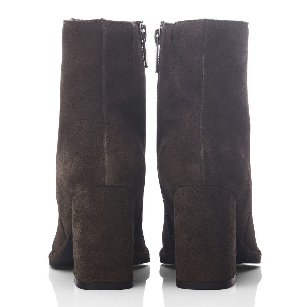 Kalinda Khaki Suede Boots