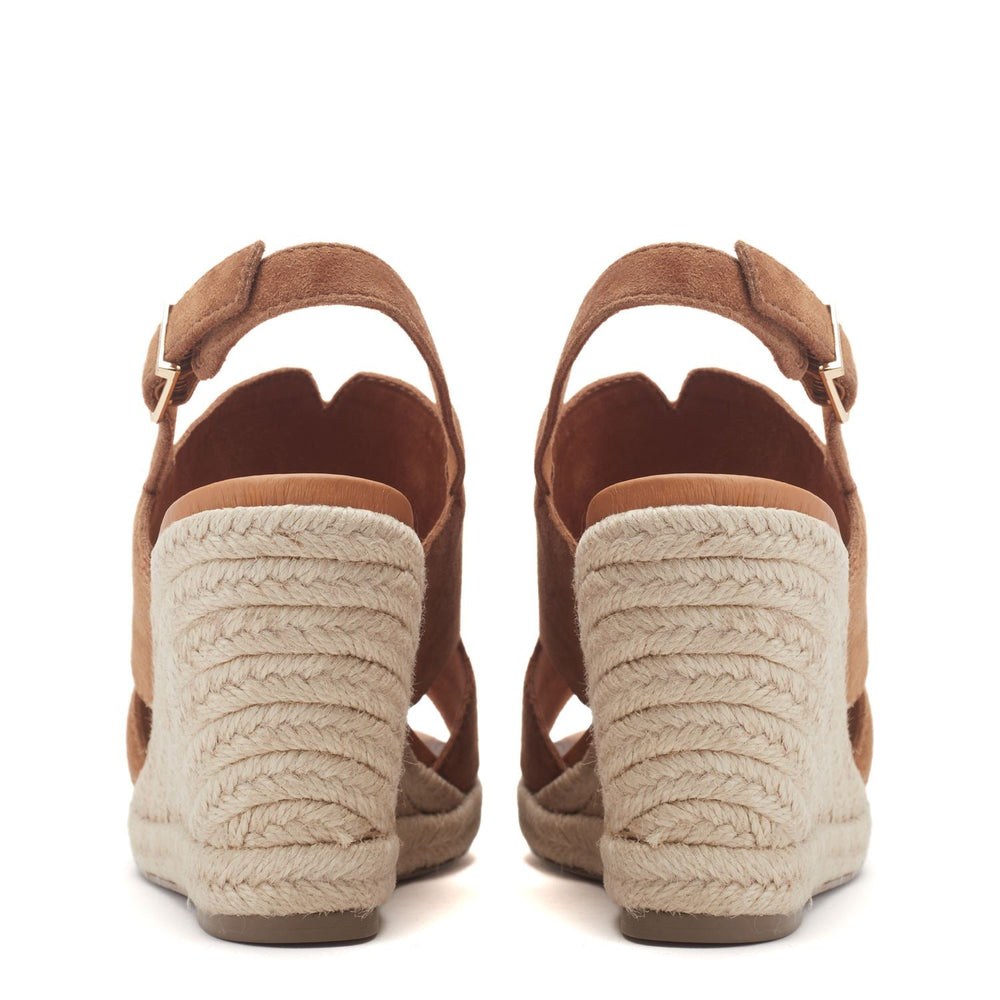 Kanji Tan Suede Sandals