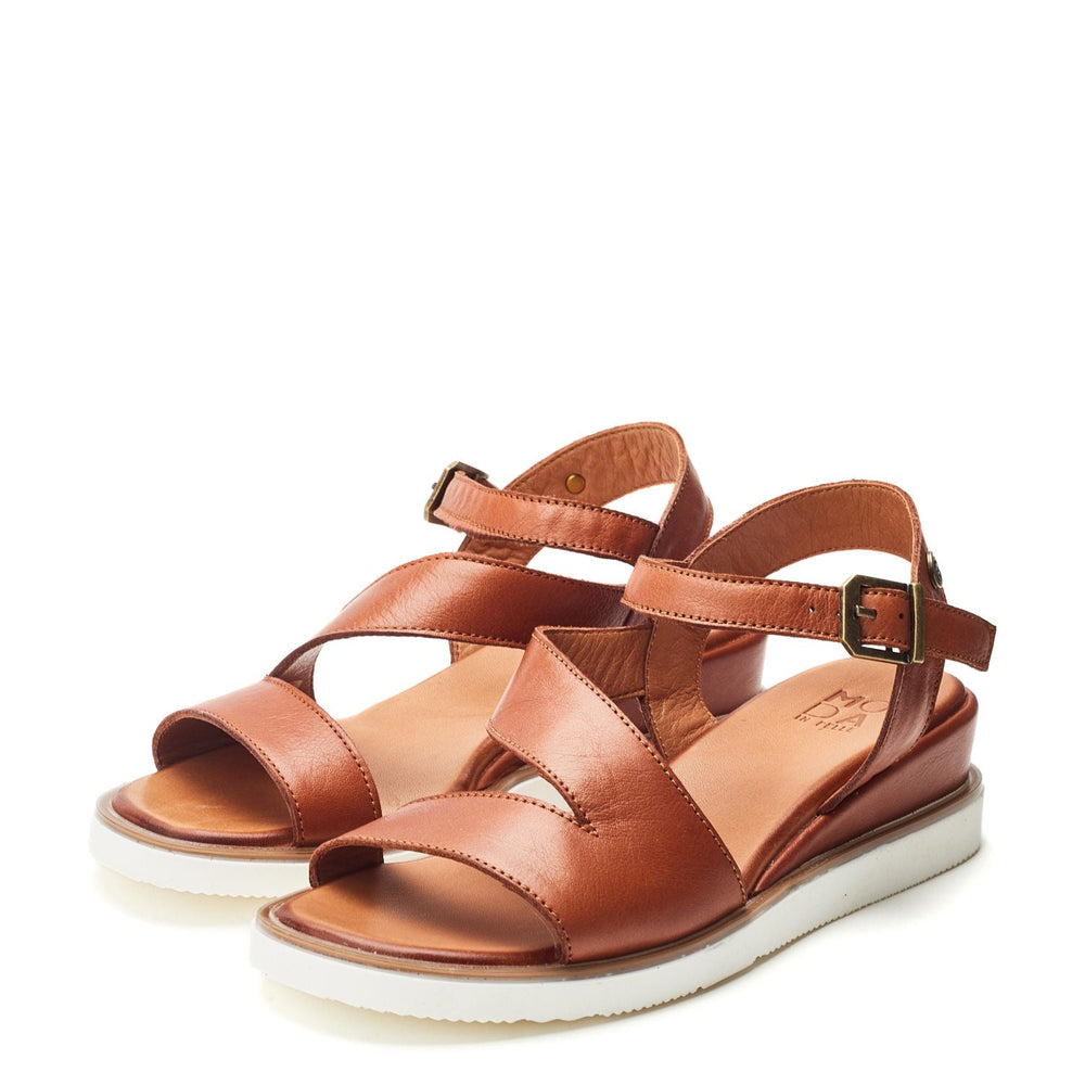 Kapur Tan Leather Sandals