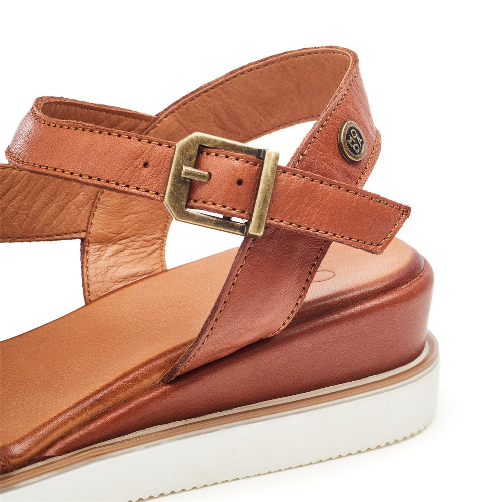 Kapur Tan Leather Sandals