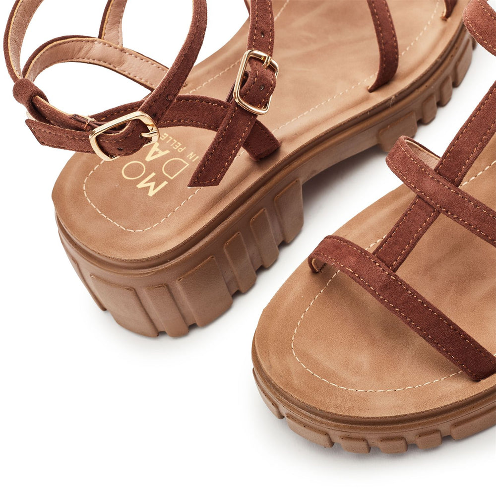 Karyna Tan Alcantara Sandals