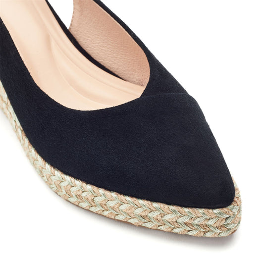 Kassani Black Suede Shoes