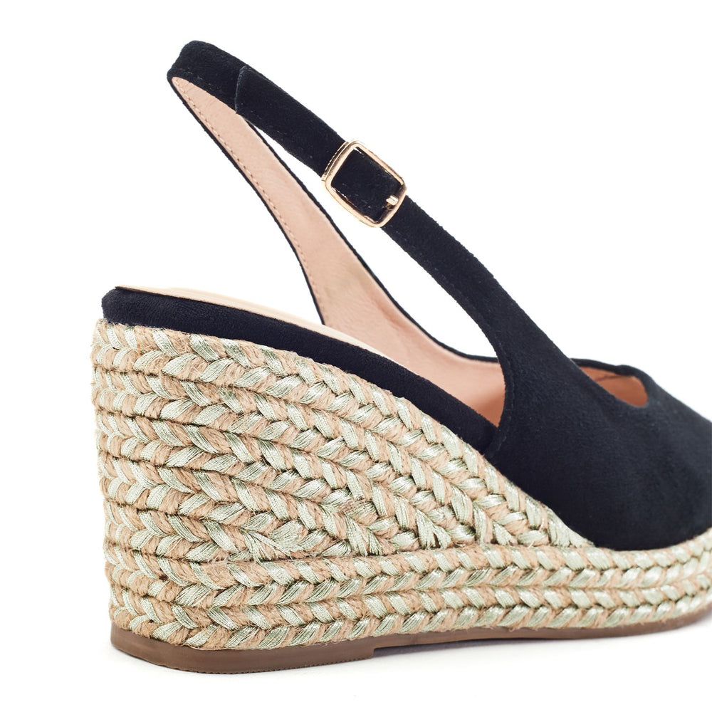 Kassani Black Suede Shoes
