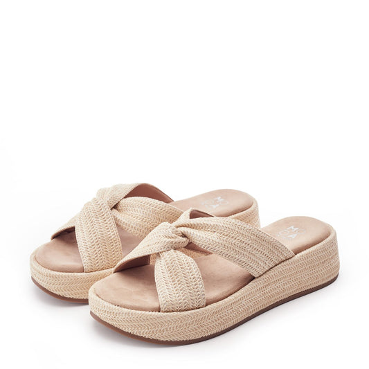 Keeli Light Natural Textile Sandals