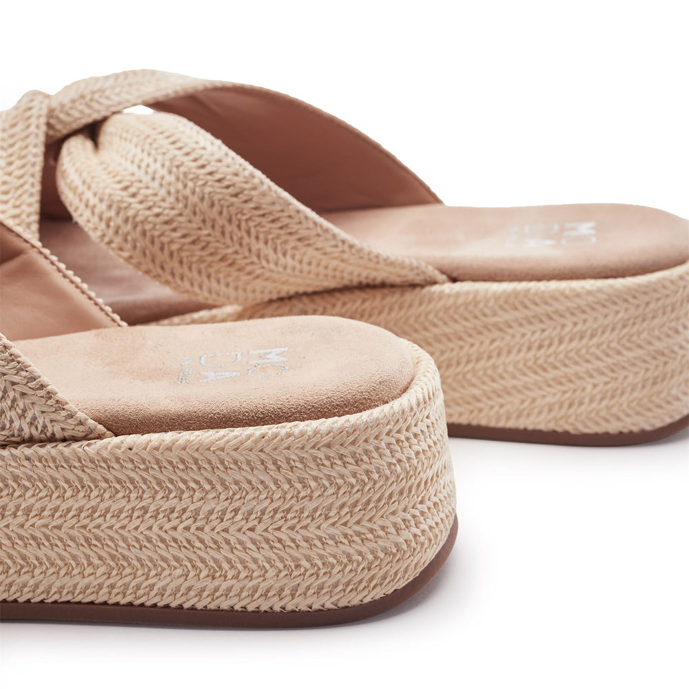 Keeli Light Natural Textile Sandals