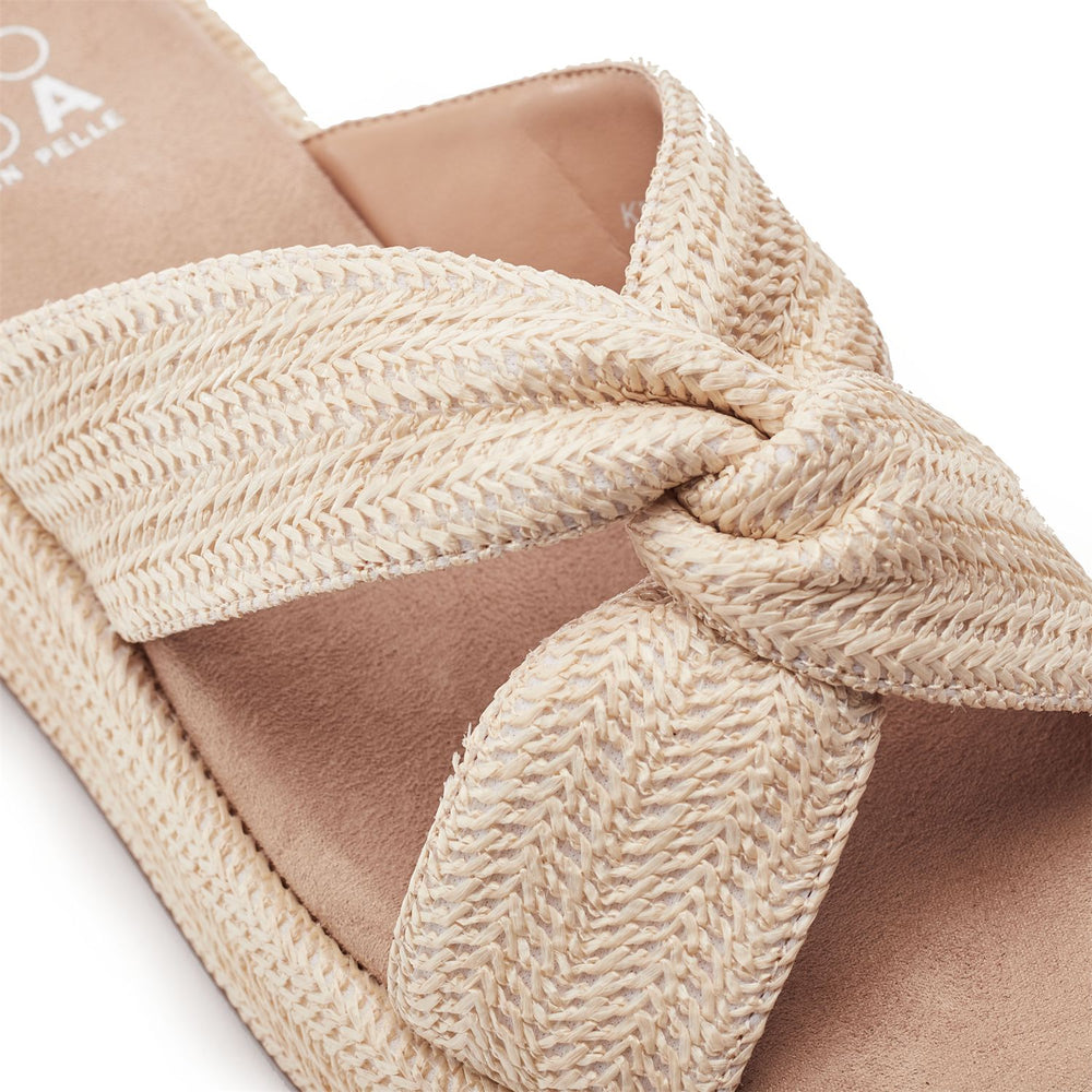 Keeli Light Natural Textile Sandals