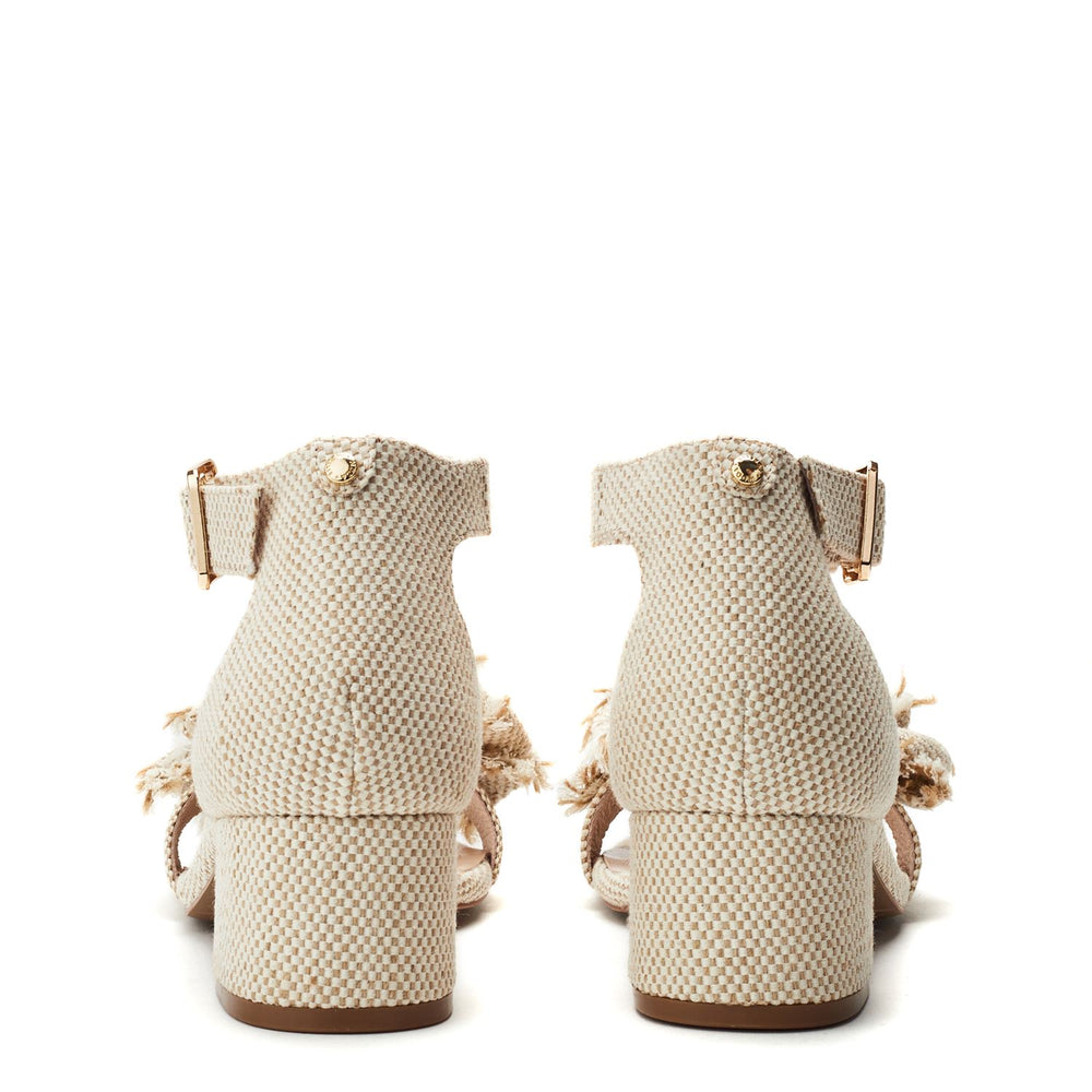 Kenna Natural Textile Sandals