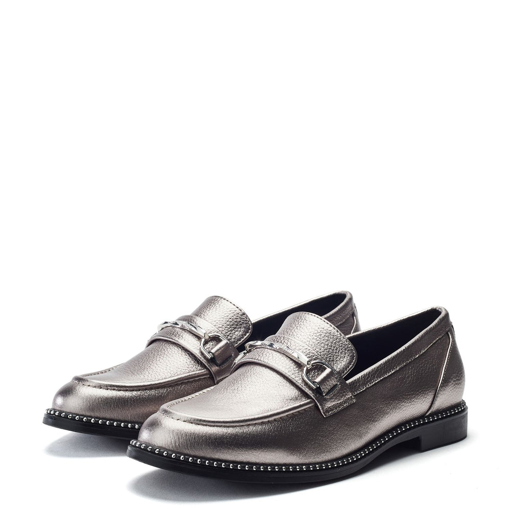 Kinzey Pewter Leather Shoes