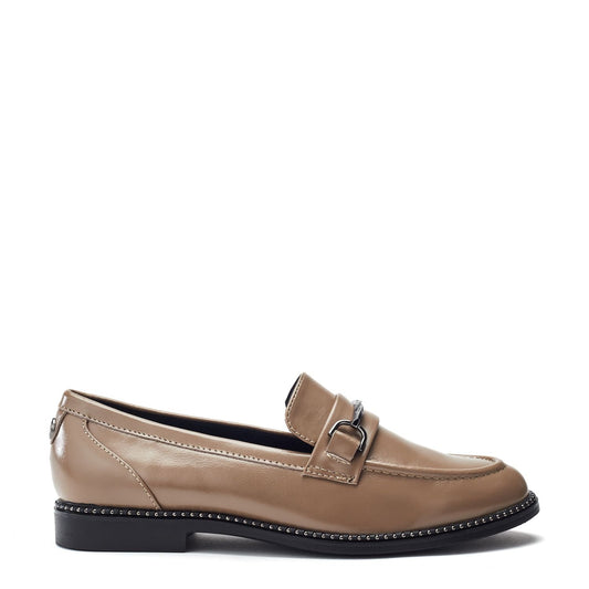 Kinzey Taupe Leather Shoes