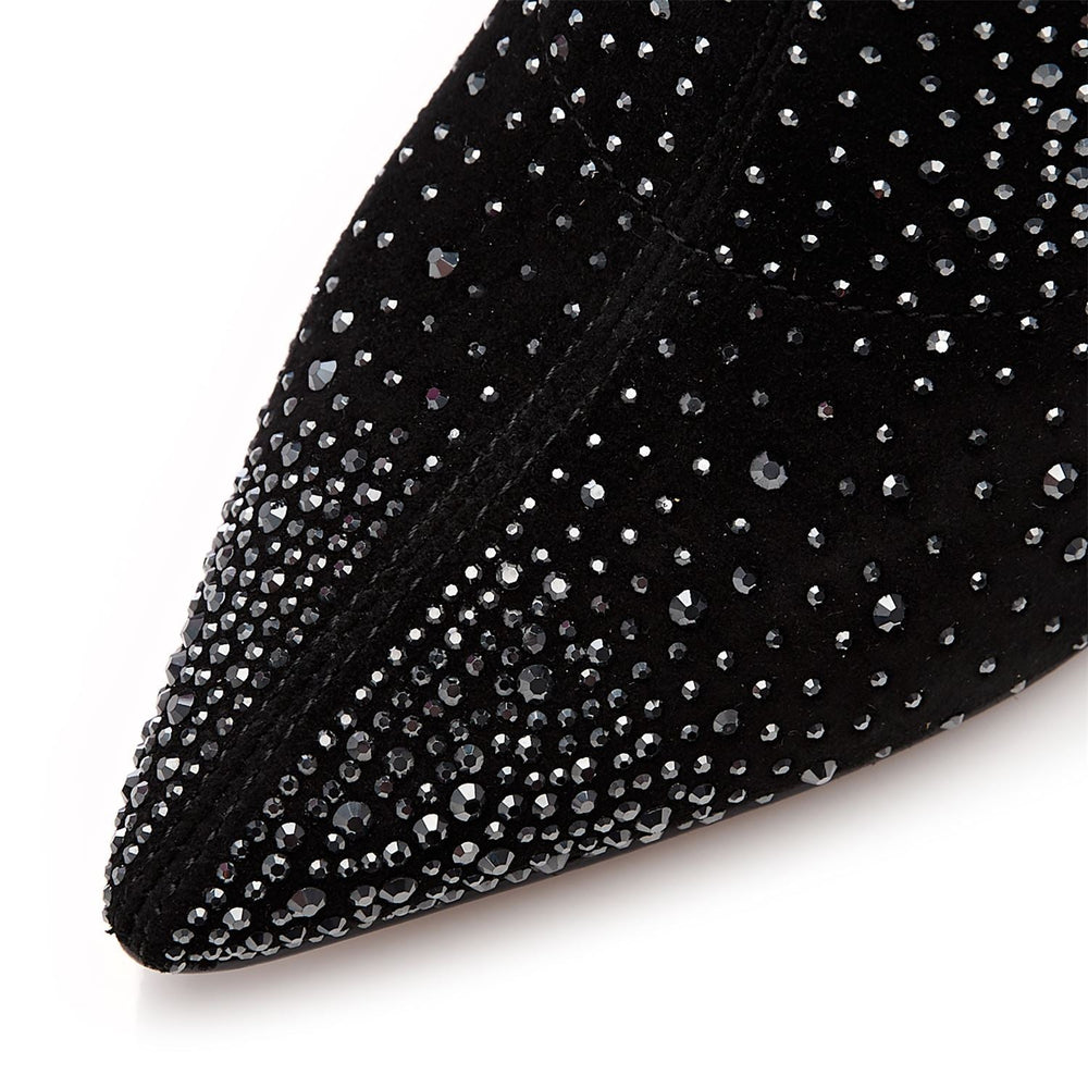 Kora Black Suede Boots