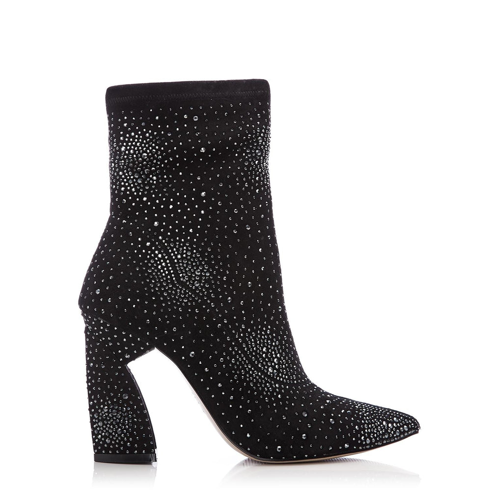 Kora Black Suede Boots