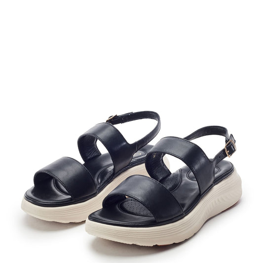 Kyros Black Porvair Sandals