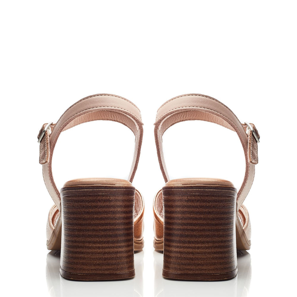 Lanie Cameo Leather Sandals