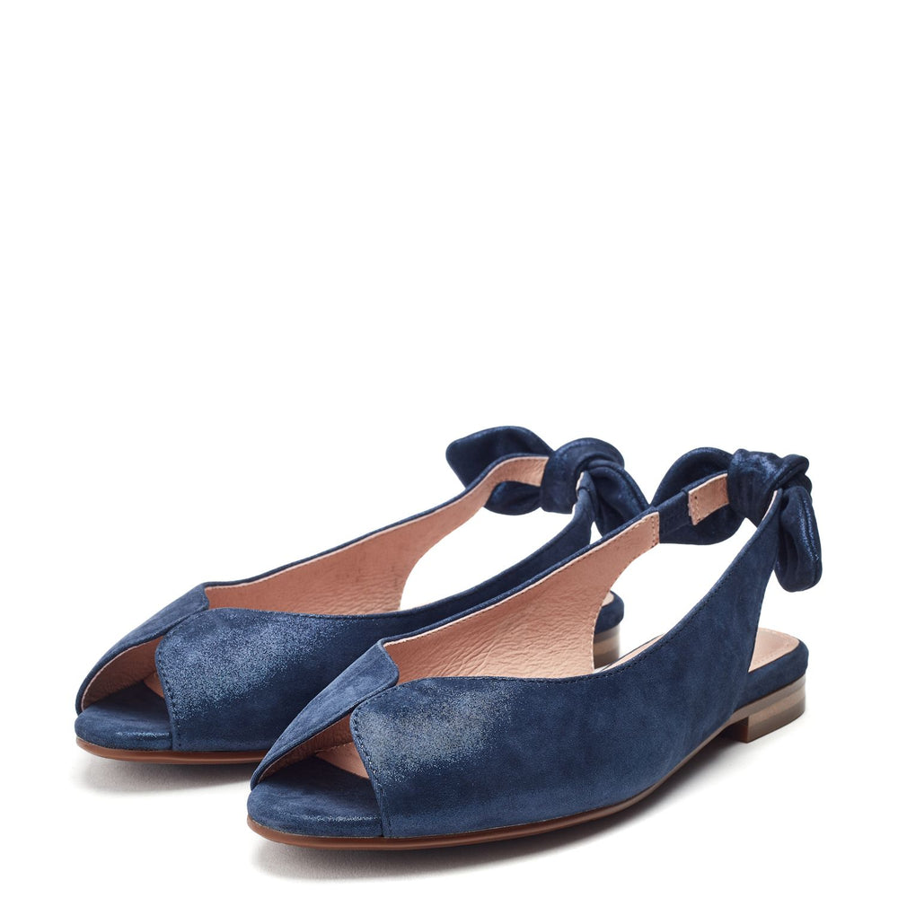Lavatera Navy Suede Shoes