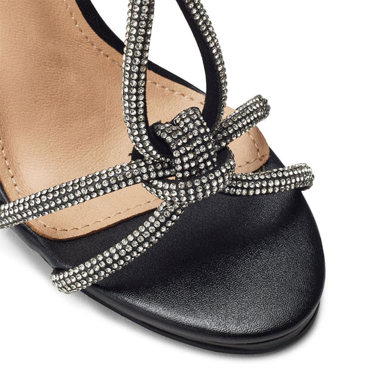 Laviro Black Porvair Sandals