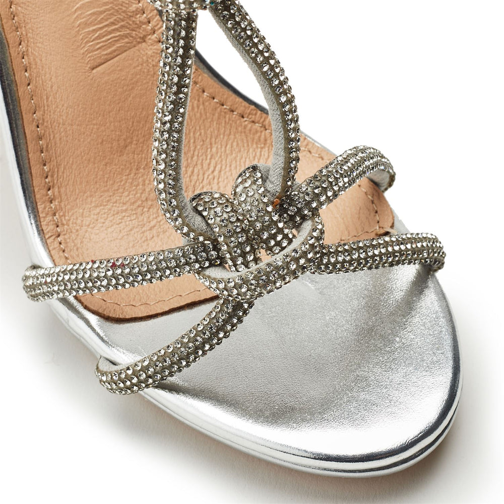 Laviro Silver Porvair Sandals