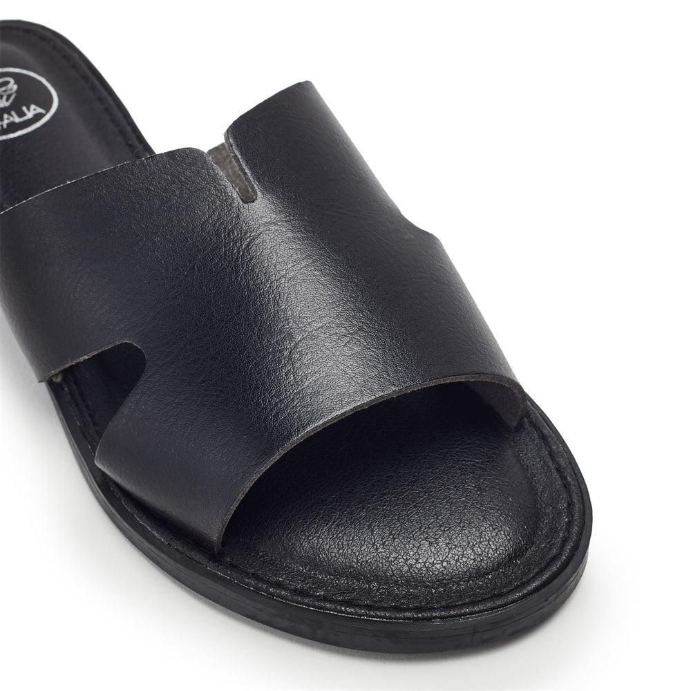 Layana Black Porvair Sandals