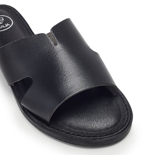 Layana Black Porvair Sandals
