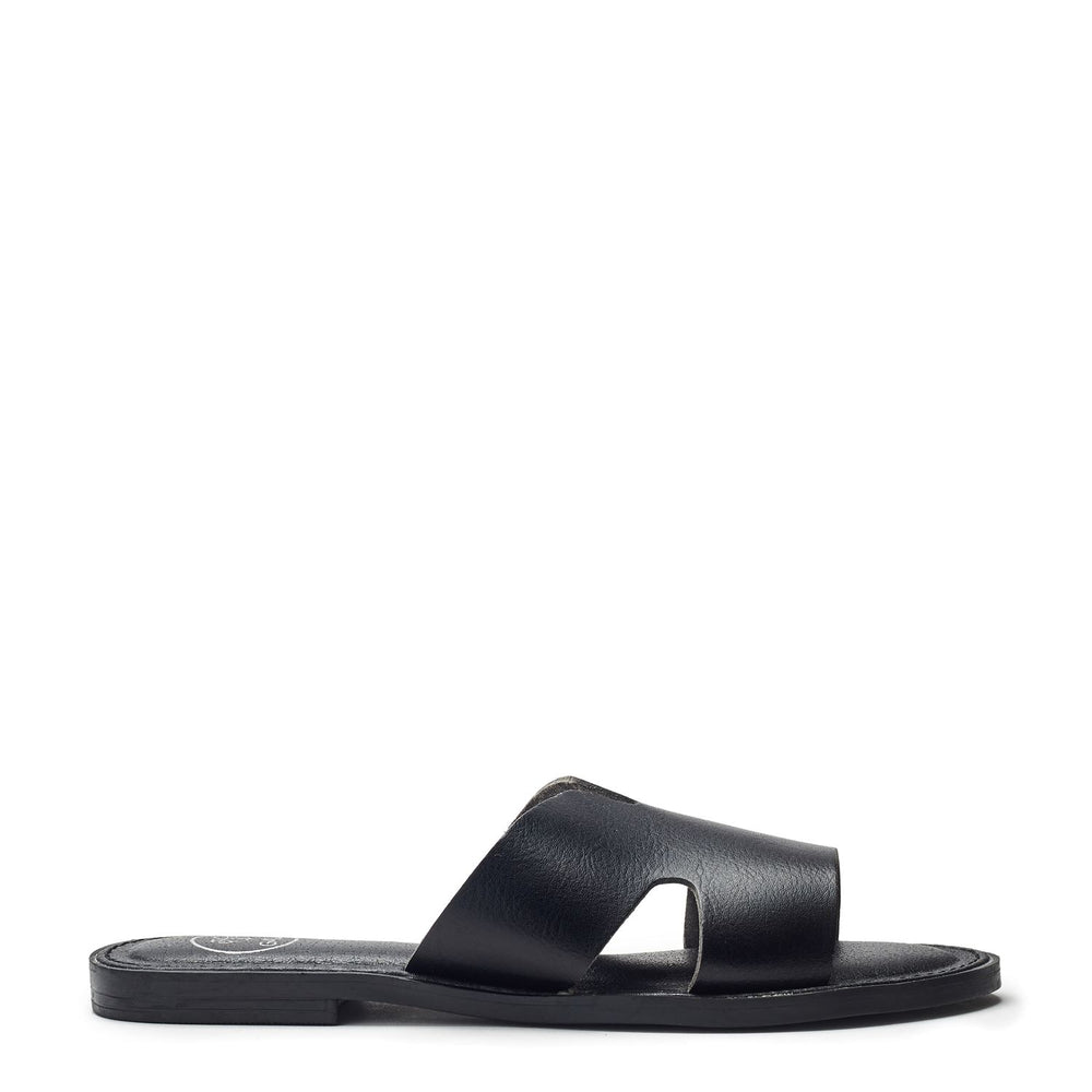 Layana Black Porvair Sandals