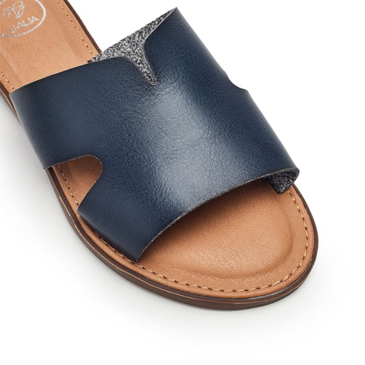 Layana Navy Porvair Sandals