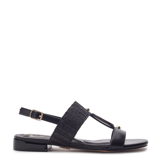 Lexiia Black Porvair Sandals