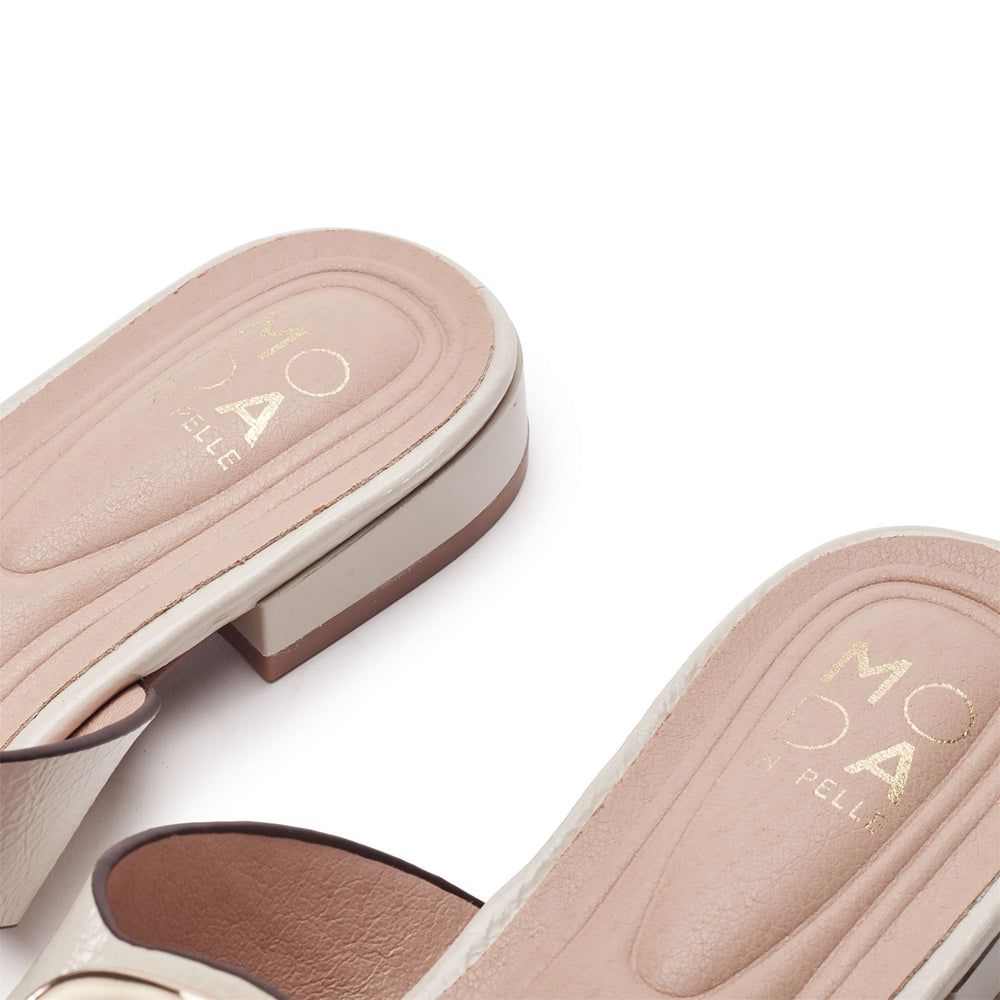 Liarra Off White Porvair Sandals