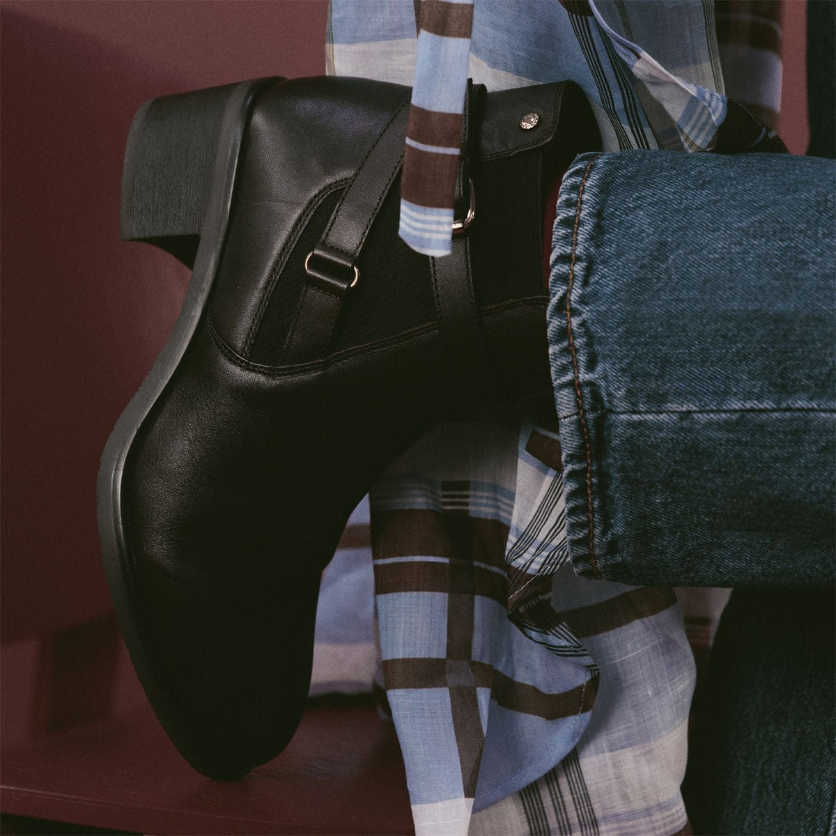 Libres Dark Brown Leather Boots