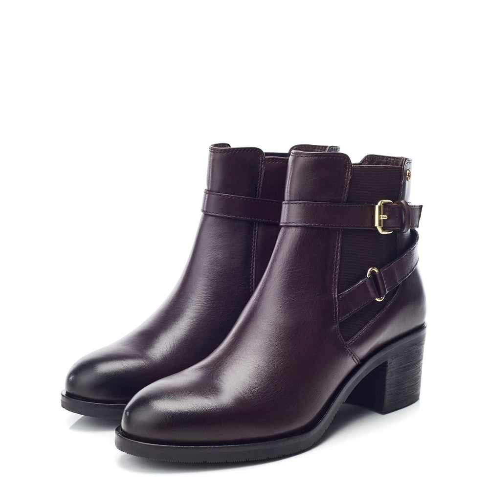 Libres Dark Brown Leather Boots