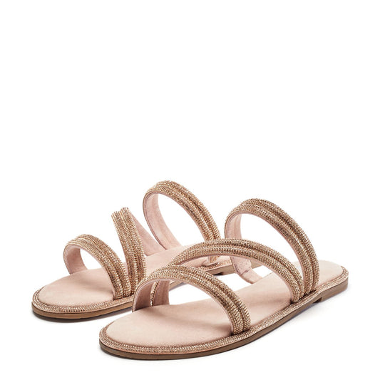 Lilyvalley Rose Gold Porvair Sandals