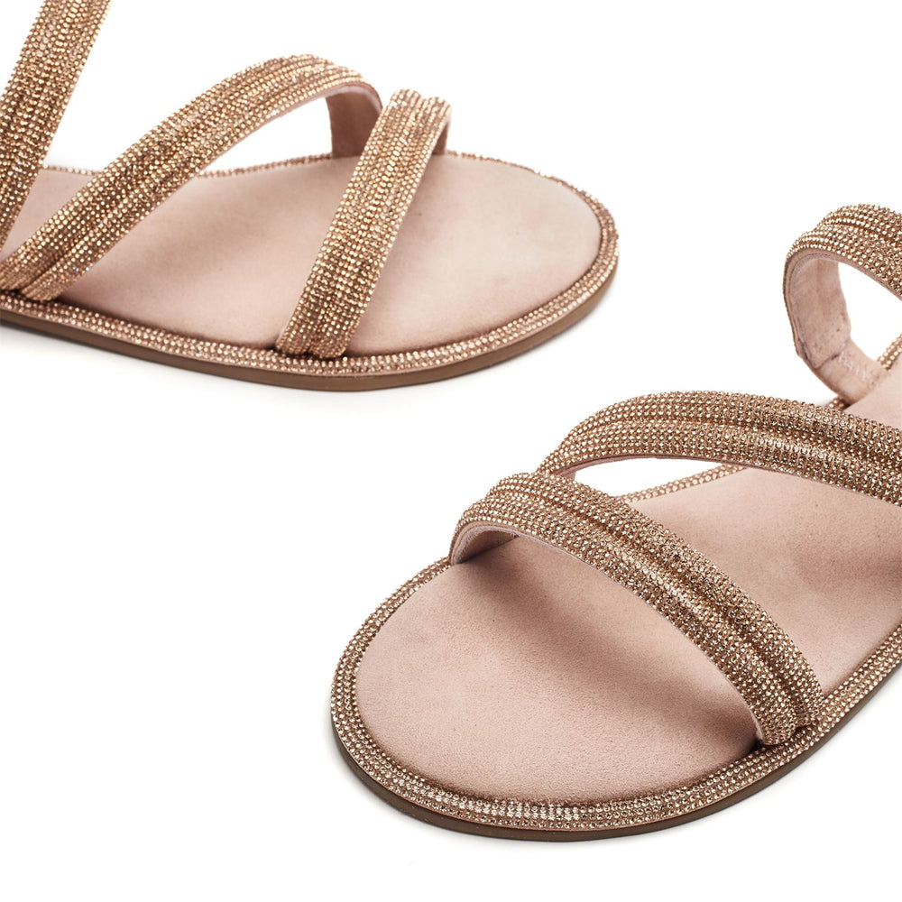 Lilyvalley Rose Gold Porvair Sandals