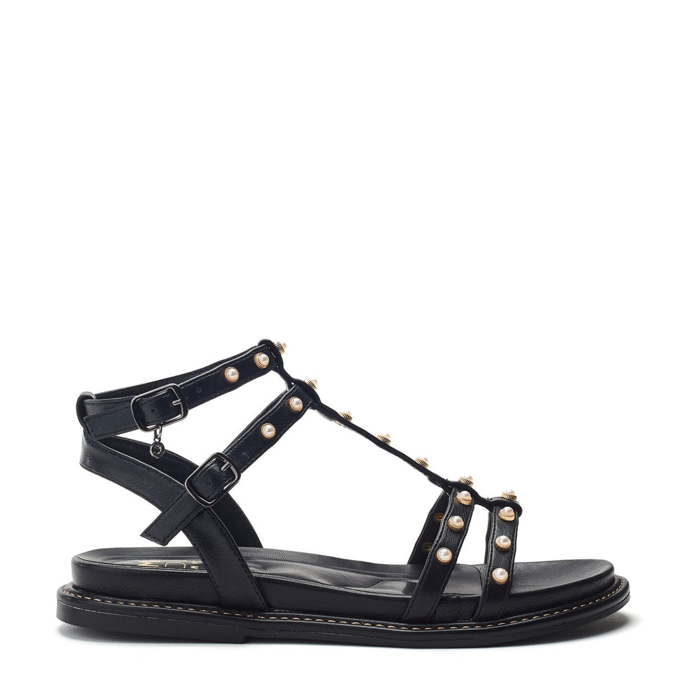 Limbah Black Porvair Sandals