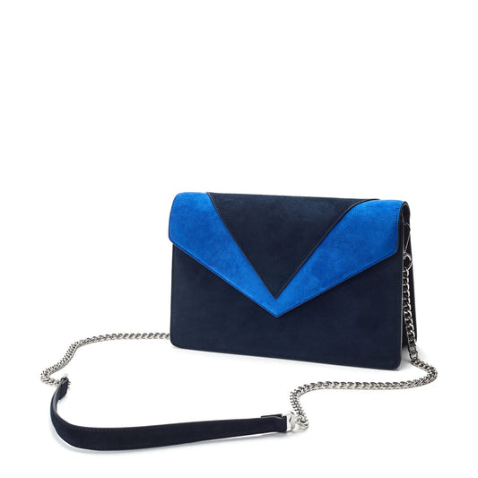 Livelia Clutch Navy Suede 