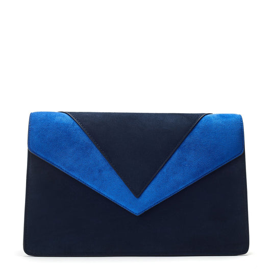 Livelia Clutch Navy Suede 