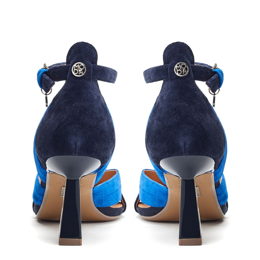 Livelia Cobalt Blue Suede Sandals