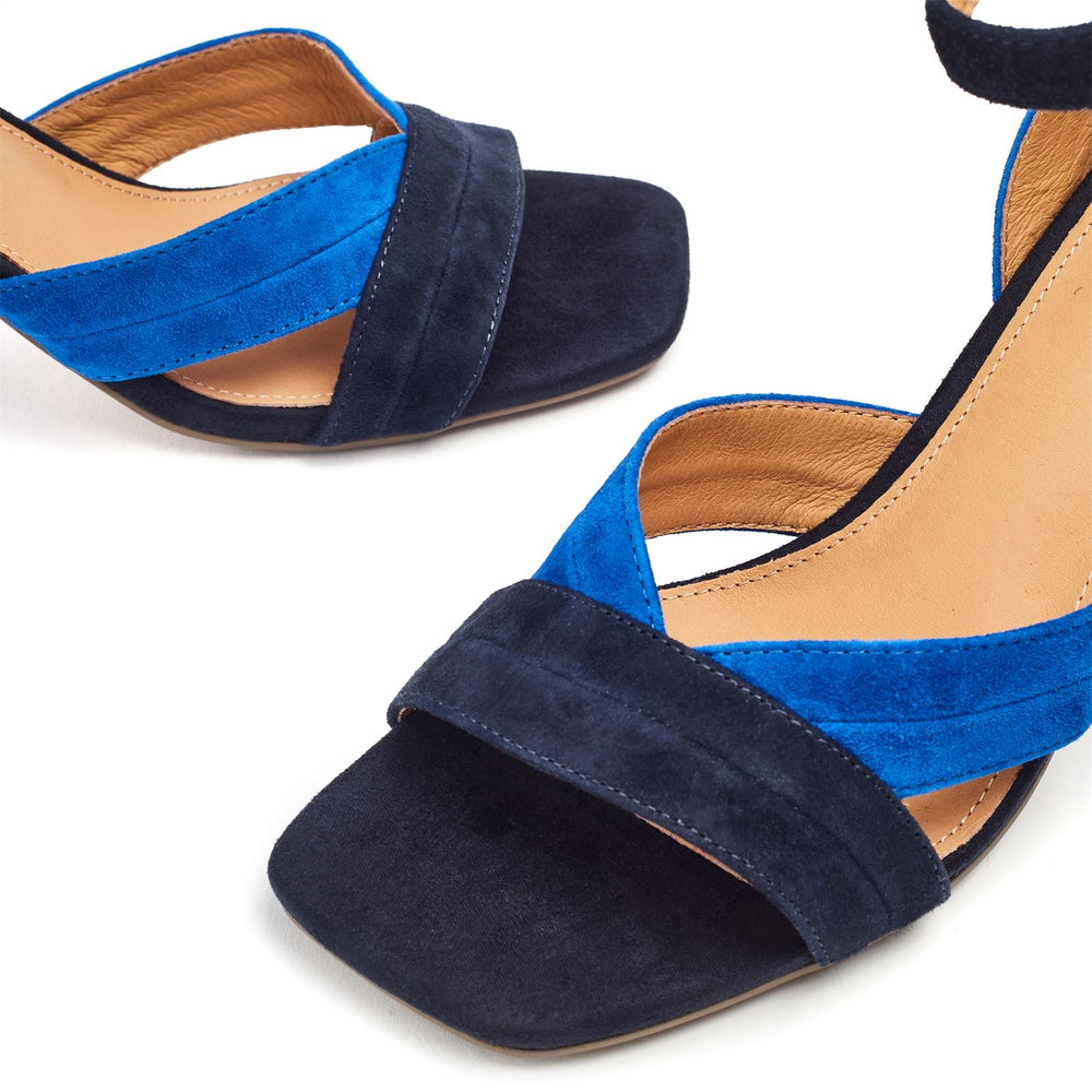 Livelia Cobalt Blue Suede Sandals