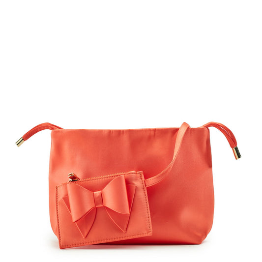 Lotty Bag Orange Satin 
