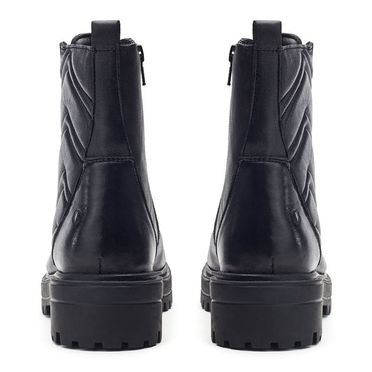 Lucca Black Leather Boots