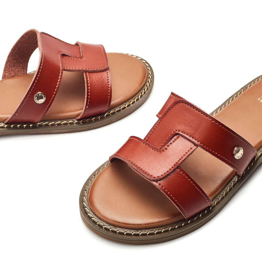 Lupin Tan Porvair Sandals