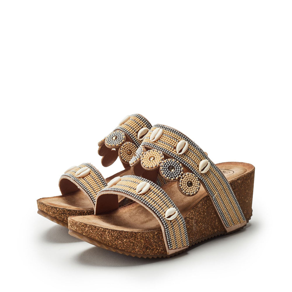 Lurina Camel Porvair Sandals