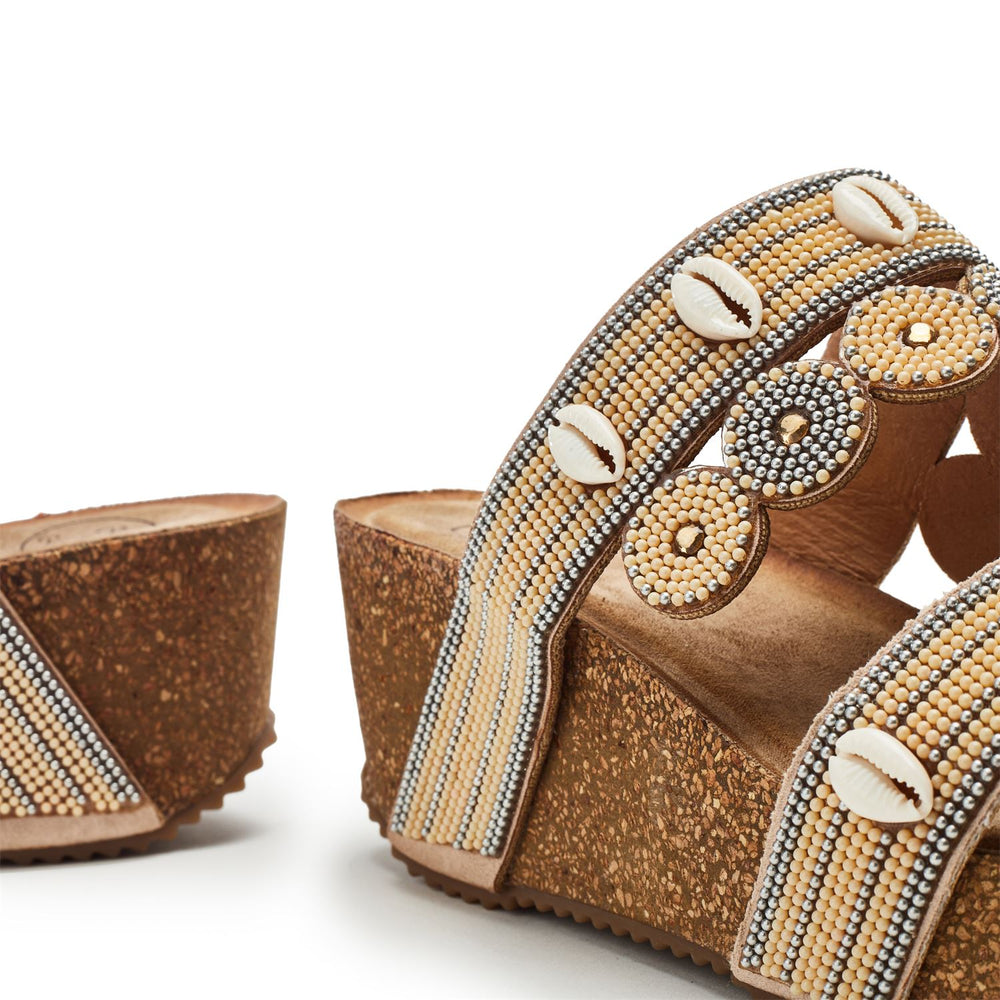 Lurina Camel Porvair Sandals