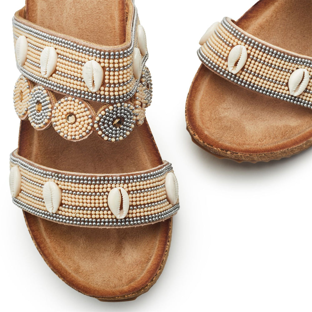 Lurina Grey Porvair Sandals