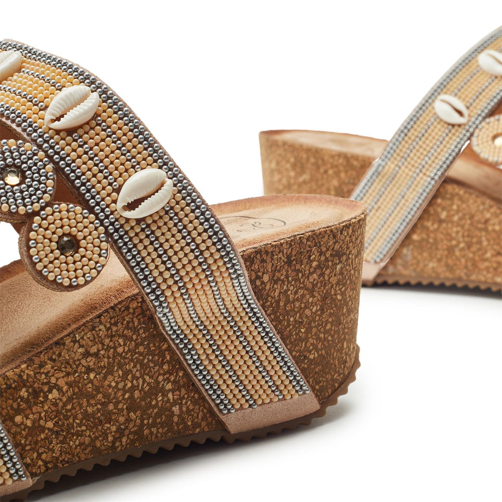 Lurina Grey Porvair Sandals