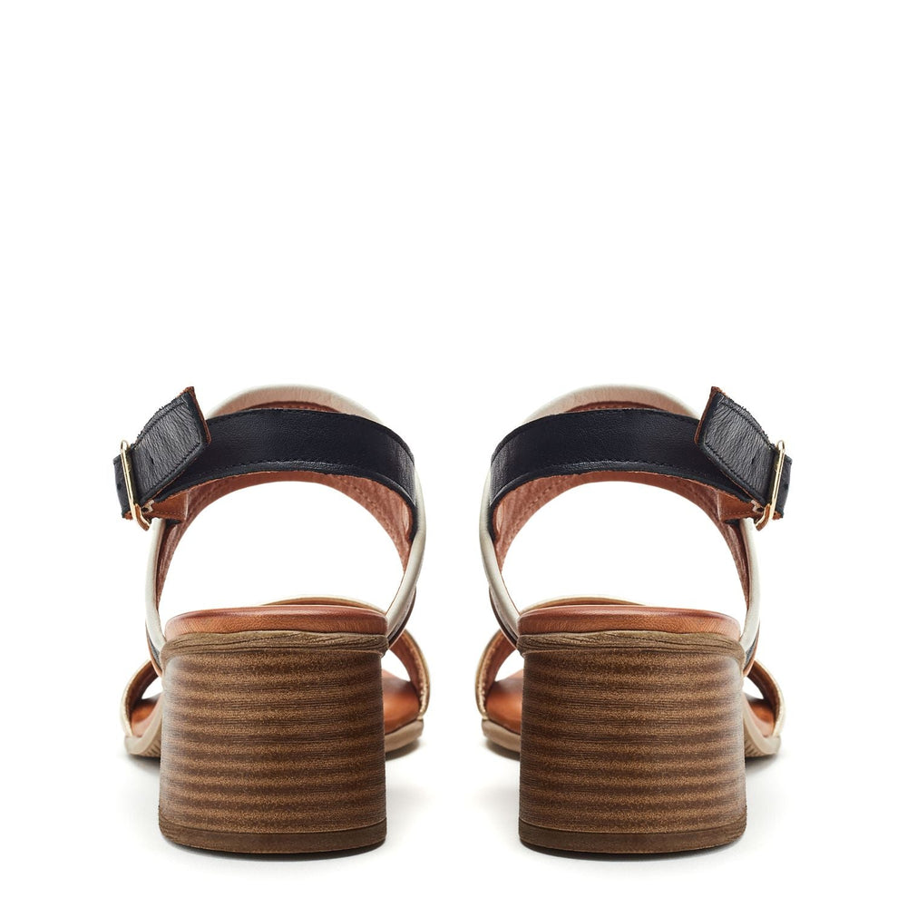 Luzula Black Leather Sandals
