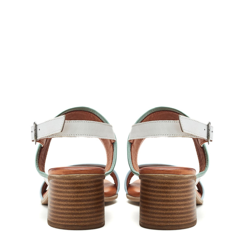 Luzula White Leather Sandals