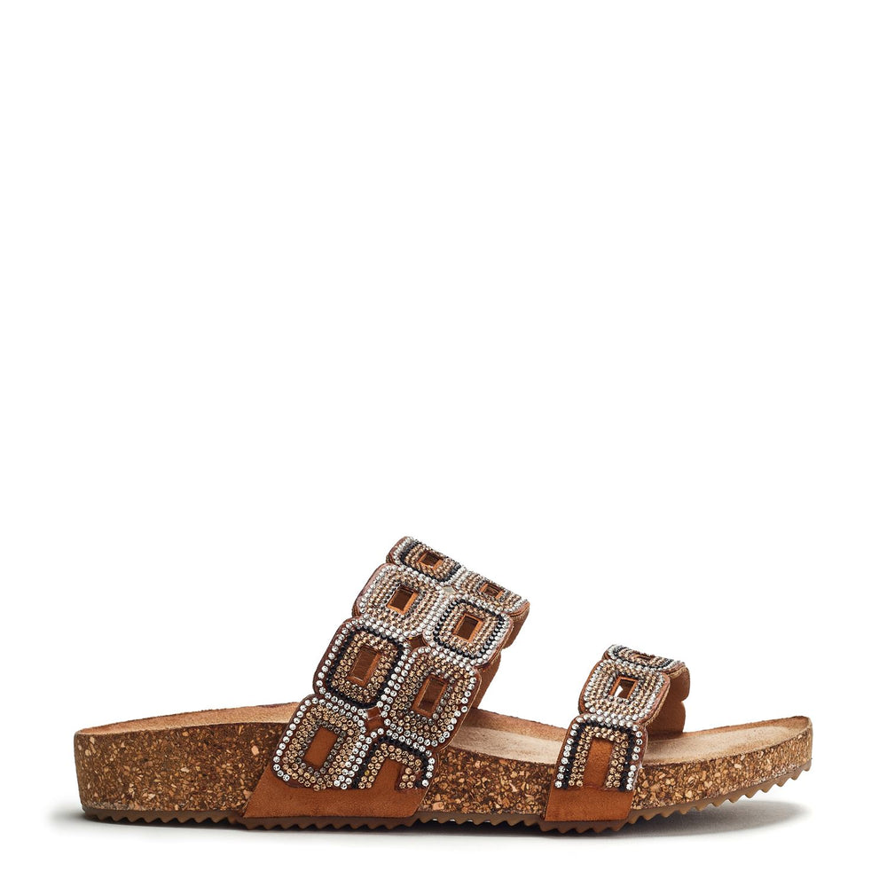 Lynora Camel Porvair Sandals