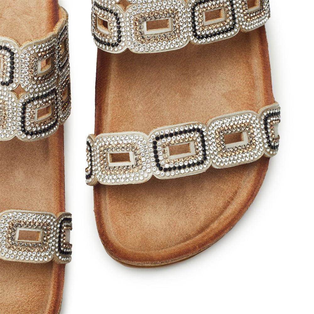 Lynora Grey Porvair Sandals
