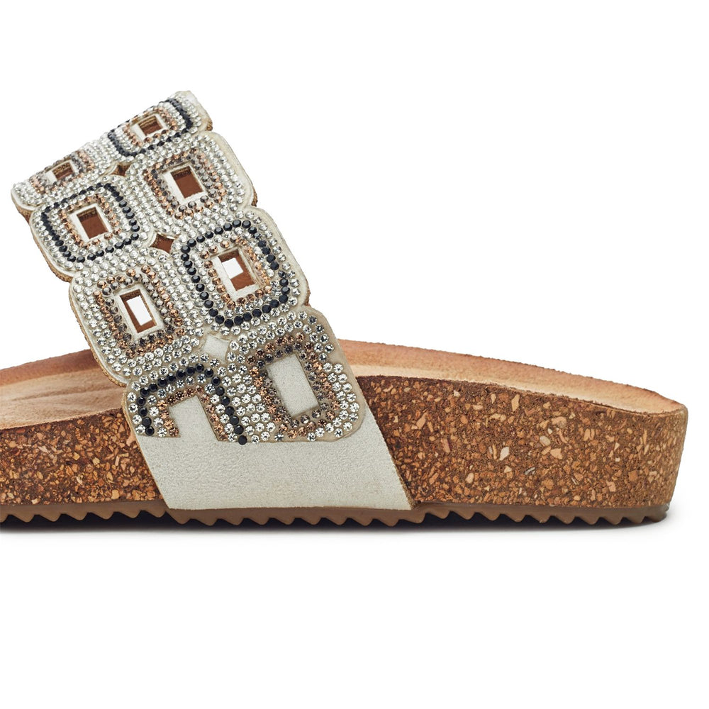 Lynora Grey Porvair Sandals