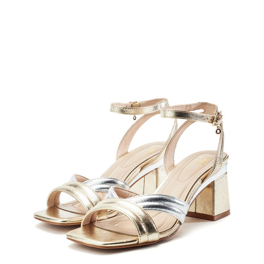 Madelia Gold Porvair Sandals